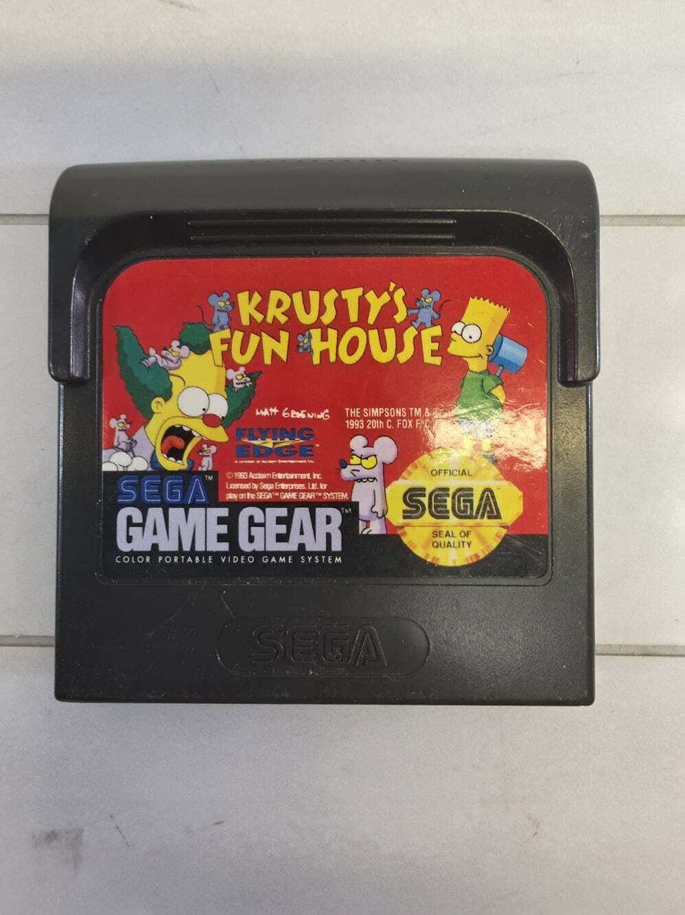 Sega Game Gear Krusty's Fun House Cartridge Only